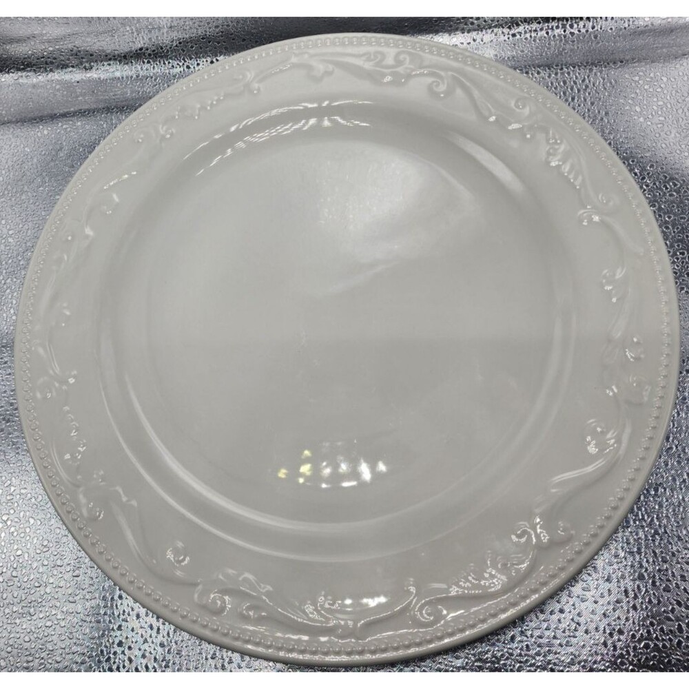 Mesa International Embossed Dot & Scrolls Dinner Plates (Set of 2) - Picture 6 of 12